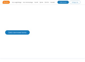 How etutor.pl looks like on a tablet such as an iPad.