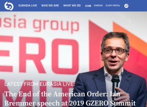 How eurasiagroup.net looks like on a tablet such as an iPad.