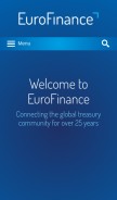 How eurofinance.com looks like on a mobile device such as an iPhone.