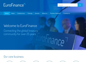 How eurofinance.com looks like on a tablet such as an iPad.