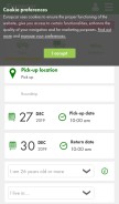 How europcar.com looks like on a mobile device such as an iPhone.