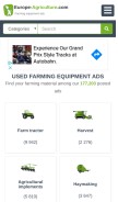 How europe-agriculture.com looks like on a mobile device such as an iPhone.