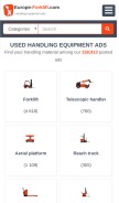 How europe-forklift.com looks like on a mobile device such as an iPhone.