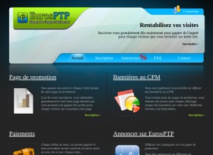 How eurosptp.com looks like on a tablet such as an iPad.
