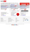 How eurosrs.com looks like on a mobile device such as an iPhone.