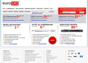 How eurosrs.com looks like on a tablet such as an iPad.