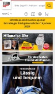 How eurotops.de looks like on a mobile device such as an iPhone.