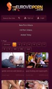 How eurovidporn.com looks like on a mobile device such as an iPhone.