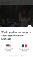 How evaneos.fr looks like on a mobile device such as an iPhone.