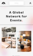 How eventflare.io looks like on a mobile device such as an iPhone.