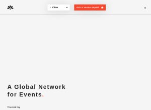 How eventflare.io looks like on a tablet such as an iPad.
