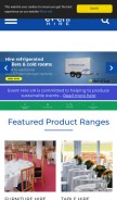 How eventhireuk.com looks like on a mobile device such as an iPhone.
