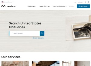 How everhere.com looks like on a tablet such as an iPad.