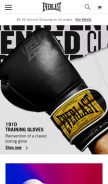 How everlast.com looks like on a mobile device such as an iPhone.