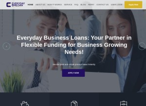 How everydayemiloan.com looks like on a tablet such as an iPad.