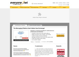 How everyone.net looks like on a tablet such as an iPad.