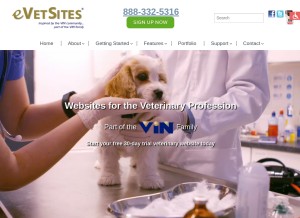How evetsites.com looks like on a tablet such as an iPad.