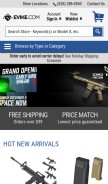 How evike.com looks like on a mobile device such as an iPhone.