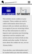 How evotec.com looks like on a mobile device such as an iPhone.