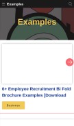 How examples.com looks like on a mobile device such as an iPhone.