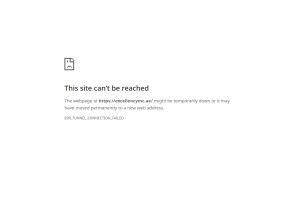 How excellencymc.ae looks like on a tablet such as an iPad.