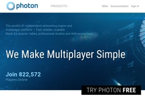 How exitgamescloud.com looks like on a tablet such as an iPad.