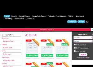 How exotickenya.com looks like on a tablet such as an iPad.