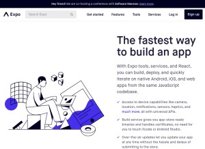 How exp.host looks like on a tablet such as an iPad.