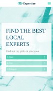 How expertise.com looks like on a mobile device such as an iPhone.