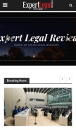 How expertlegalreview.com looks like on a mobile device such as an iPhone.