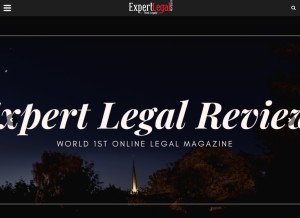 How expertlegalreview.com looks like on a tablet such as an iPad.