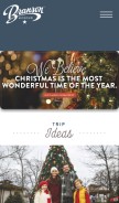 How explorebranson.com looks like on a mobile device such as an iPhone.