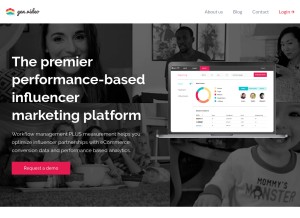 How expotv.com looks like on a tablet such as an iPad.