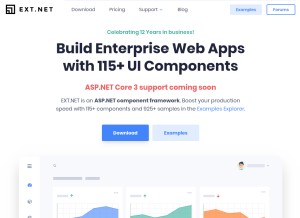 How ext.net looks like on a tablet such as an iPad.