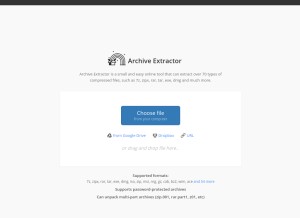 How extract.me looks like on a tablet such as an iPad.