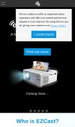 How ezcast.com looks like on a mobile device such as an iPhone.