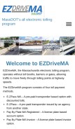 How ezdrivema.com looks like on a mobile device such as an iPhone.