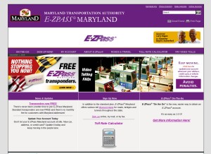 How ezpassmd.com looks like on a tablet such as an iPad.