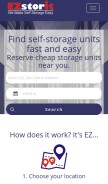 How ezstorit.com looks like on a mobile device such as an iPhone.