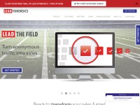 Desktop screenshot for leadforensics.com