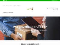 Desktop screenshot for koopjesaap.nl