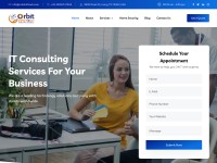 Desktop screenshot for orbitinfotech.com