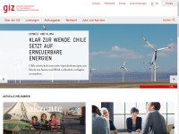 Desktop screenshot for giz.de