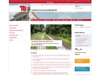 Desktop screenshot for tu-berlin.de