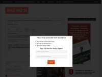 Desktop screenshot for jihadwatch.org