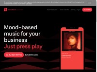 Desktop screenshot for soundtrackyourbrand.com