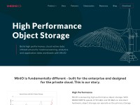 Desktop screenshot for minio.io