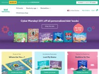 Desktop screenshot for wonderbly.com