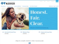 Desktop screenshot for bcbsks.com