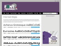 Desktop screenshot for fontsquirrel.com